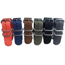 Factory Direct One Piece Loop Sport 18mm 20mm 22mm24mm Nylon Watch Strap Band