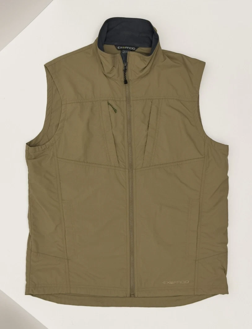 ExOfficio FlyQ Vest Men Multi-pockets Full Zip Outdoors Size L