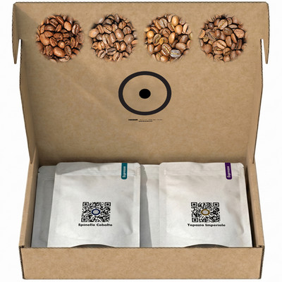 Tarzzani Espresso Kaffeebohnen Test Box Riflesso - 4×100g Specialty Coffee