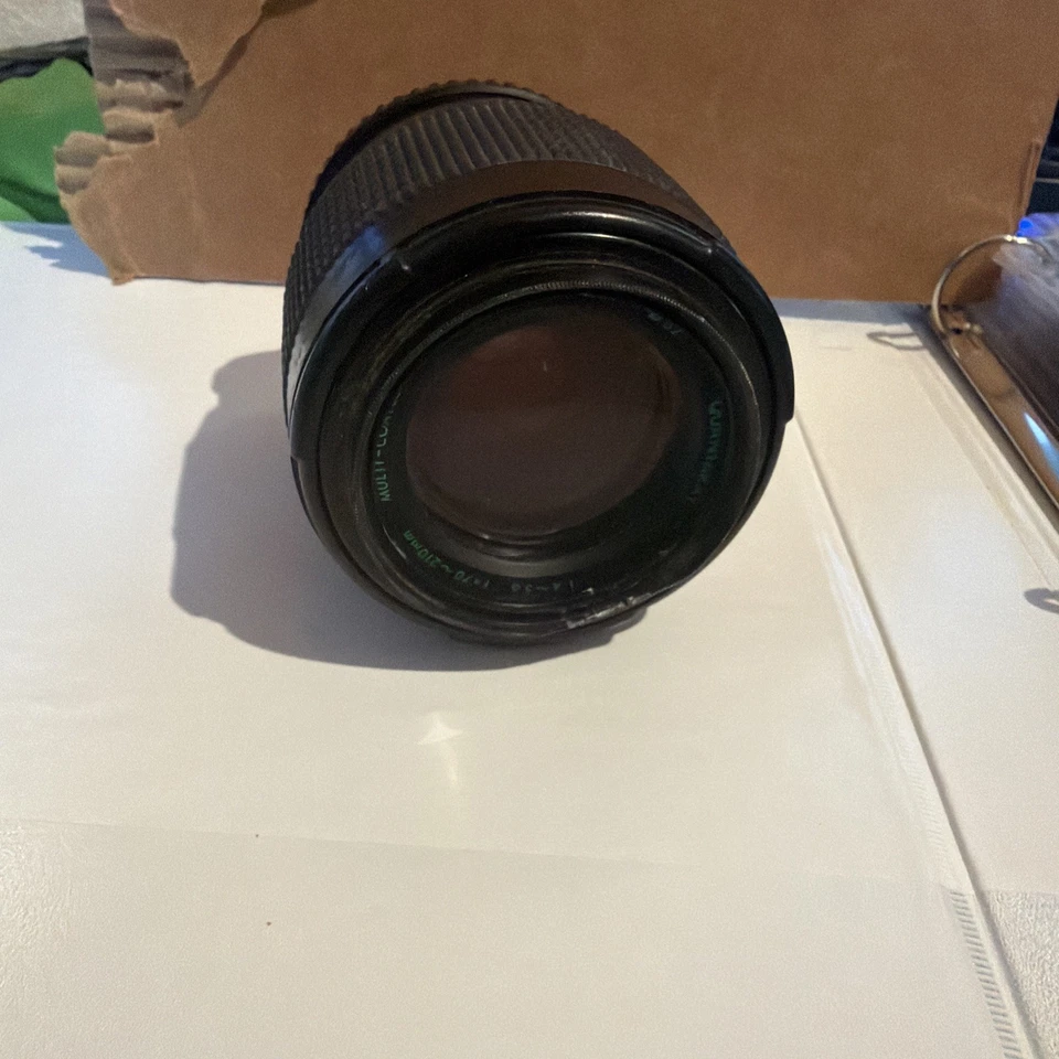 Quantaray AF 70-210mm f/4-5.6 lens for Canon FD damaged frame - Image 2 of 4