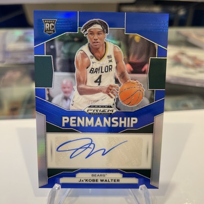 2024 Panini Prizm Draft Ja'Kobe Walter RC Blue Prizm /149 AUTO   Raptors
