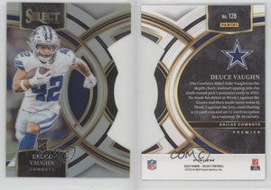 2023 Panini Select Premier Level Silver Prizm Die-Cut Deuce Vaughn Rookie RC