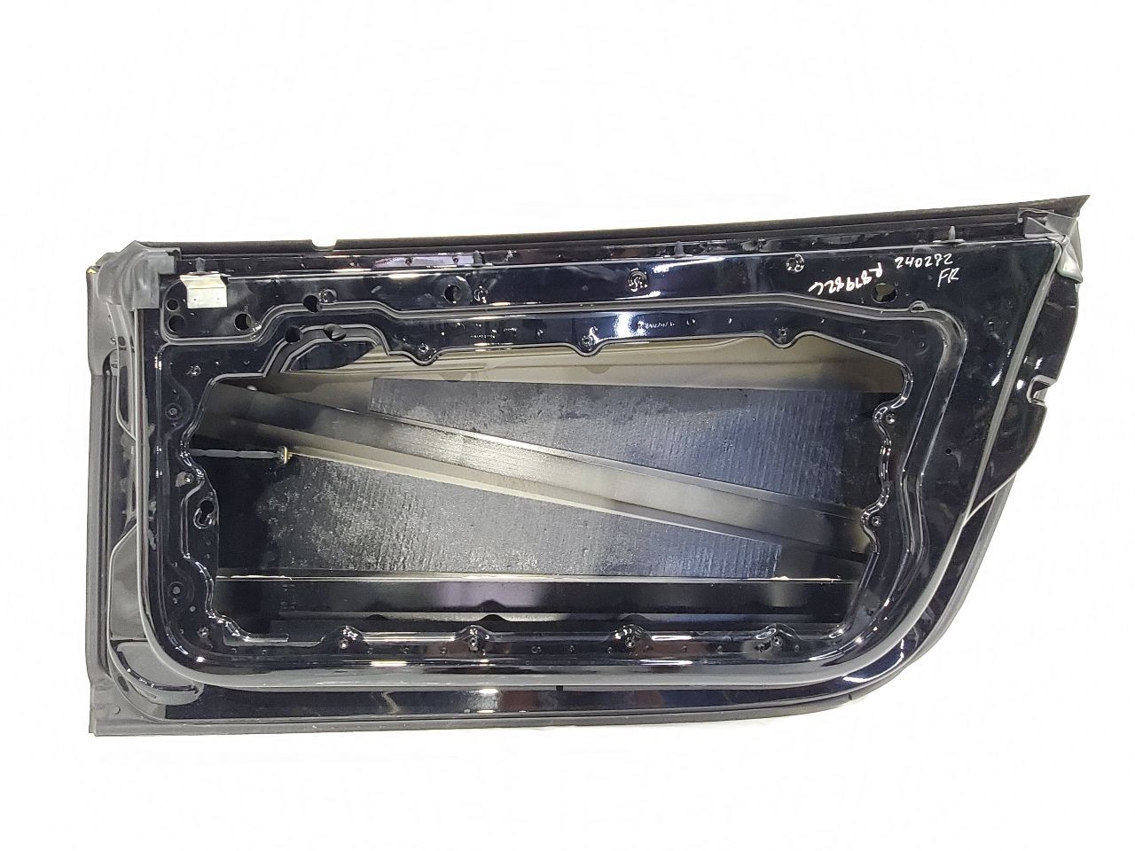 07 Bentley Continental GTC OEM Front Right Door L041 Beluga Black GTC Bare Shell