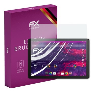 atFoliX Glasfolie für TCL Tab 10L Gen 1 Displayfolie 9H Schutzpanzer