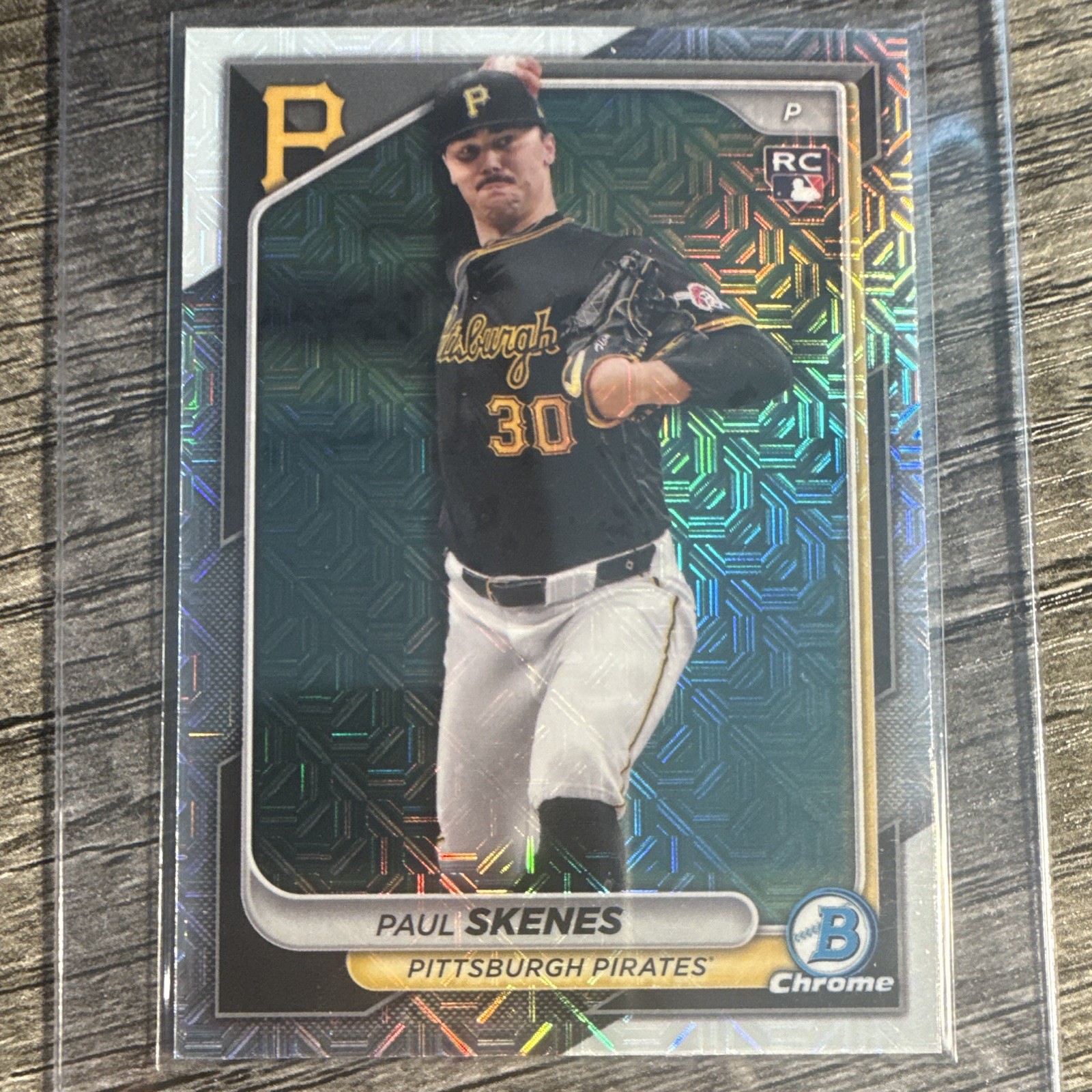 Paul Skenes 2024 Bowman Mega Box #BCP-125 Chrome Prospects Price 