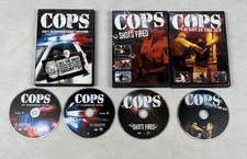 3 DVD Lot: COPS: SHOTS FIRED, CAUGHT IN THE ACT, 20TH ANNIVERSARY