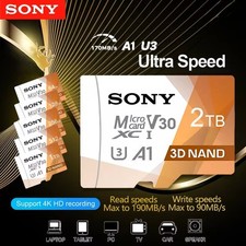 SONY 2 TB with Adapter V30 Micro U3 SD XC A1 3D NAND G036 Memory Card