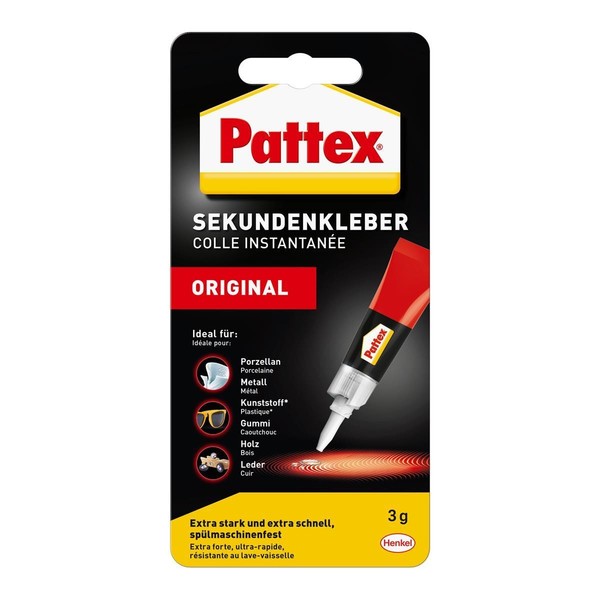 3X Pattex 9H PSK1C Sekundenkleber Classic FlüSsig 3G-image