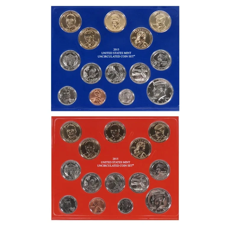 2015 United States Mint Uncirculated Coin Set Philadelphia + Denver OGP - F283 - Image 3 of 3
