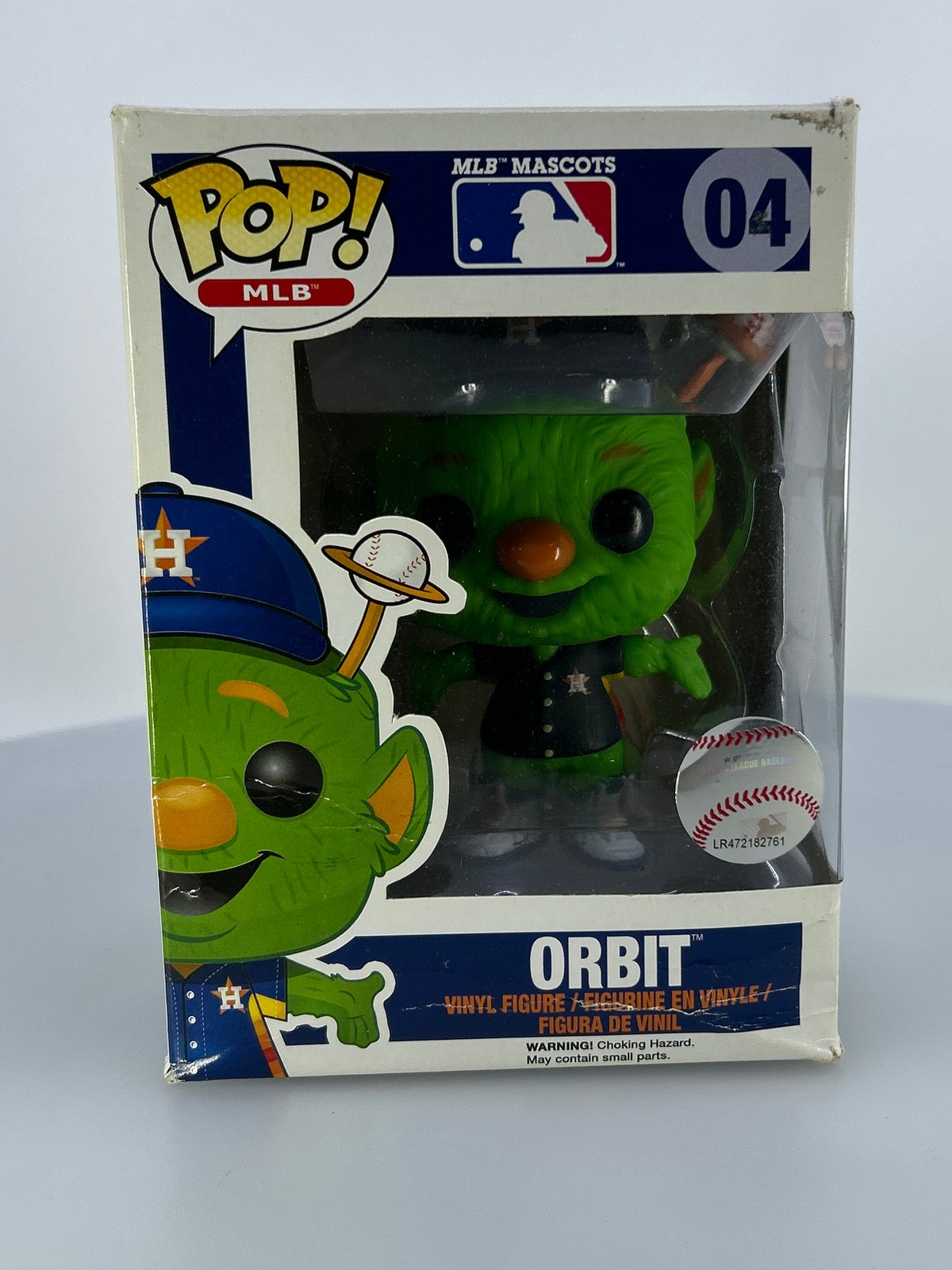 Funko Pop! Sports Mlb Mascots Orbit #4 Vinyl Figure Damaged Box See Pics