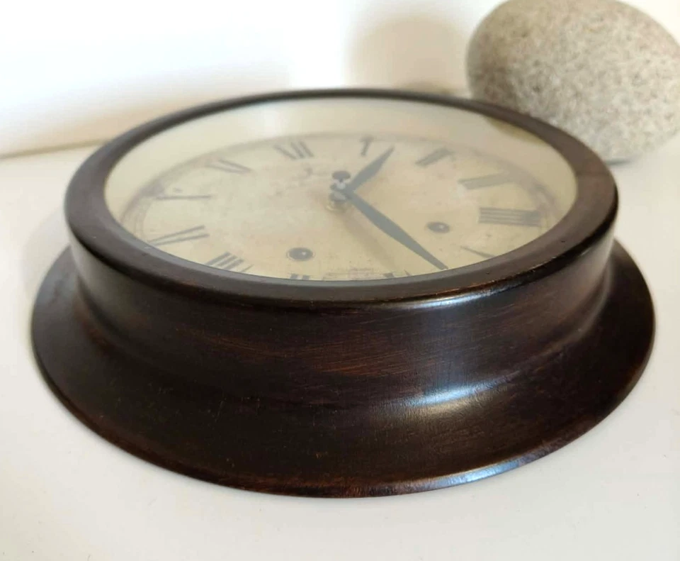 Horloge murale métal style ancienne Café des Marguerites Quartz vintage - Photo 2/4