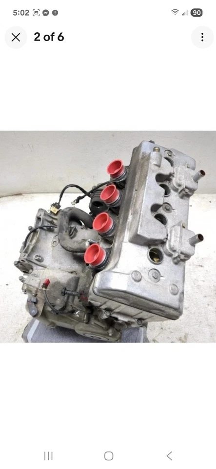 Motor Honda CBR 600 F4i 01-06 GARANTIZADO 20k funciona muy bien Foto 4 de 4