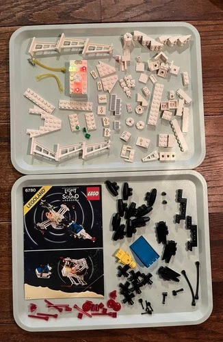 LEGO 6780 Classic Space XT-Starship 1986 Good Parts Lot Manual Light Sound Works