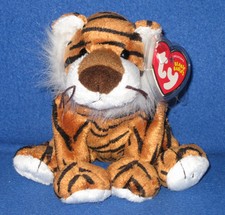 TY STRIPEY the TIGER BEANIE BABY - MINT with MINT TAGS