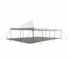 Weekender Pole Tent 20x30 White Canopy Event Wedding Party Backyard Gazebo