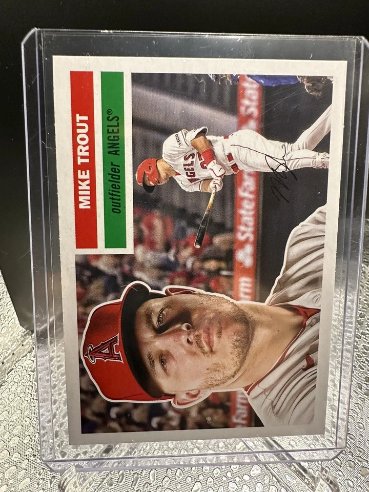 2023 Topps Archive Mike Trout #1 And Bonus 2020 Mini Allen And Ginter #85 - Image 4 of 4