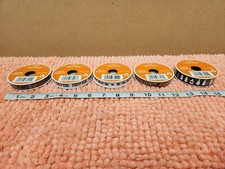 Celebrate It Halloween Ribbon Lot Of 5 Halloween 3/8"  5/8" X 3 Yd NEW