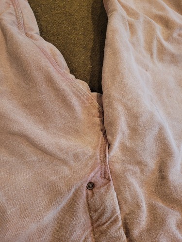 Vintage Carhartt Troy Blanket Wool Lined Headlight Finck Union Brown Hose 40x29 - Bild 8 von 16