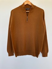 Gents Cashmere Zip Necks made in Scotland