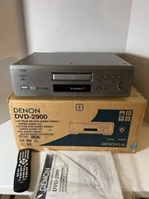 Denon DVD-2900 SACD Super Audio Cd DVD Player Silver Working