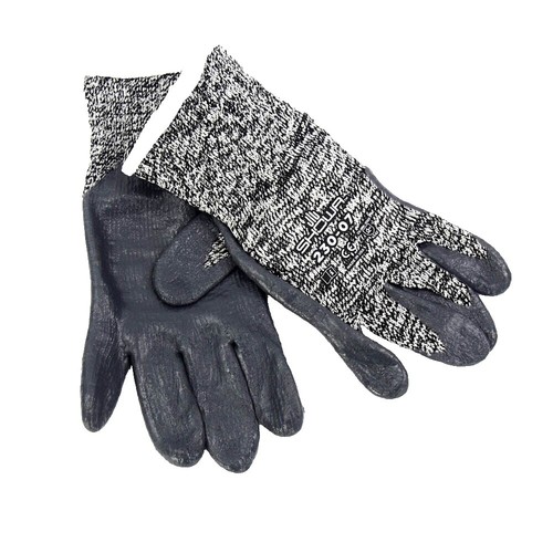 Showa 7712R Chemical Resistant Gloves, PVC, 12 in L, 18 mil, Black