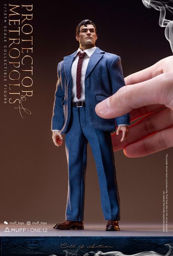 Muff Toys 1/12 Superman Metropolis Reporter Clark Figur Statue Modell Sammeln - Bild 14 von 24