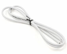 Tekin 3014 12awg Silicon Power Wire (White) (3')