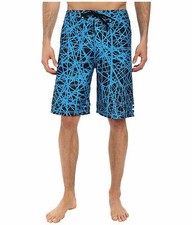New HURLEY FORCE CORE Blue Lagoon board shorts swim trunks sz 30