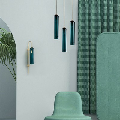 Glass Pendant Light Room Ceiling Light Bar Home Chandelier Lighting Kitchen Lamp