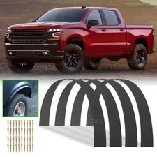 2'' Fender Flare Widebody Wheel Arches Molding Trim For Chevrolet Silverado 1500