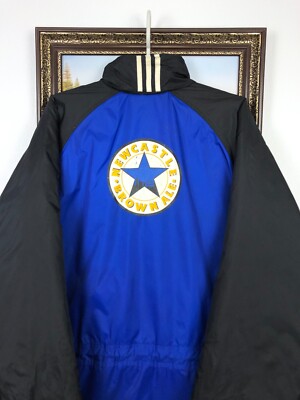 Vintage 90's Adidas Newcastle United Football Jacket Bomber Soccer