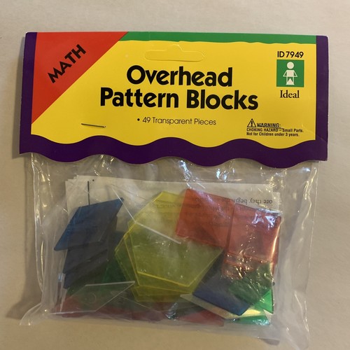 Learning Resources Overhead Pattern Blocks Lot New ID 7595 ID 7949 LER 415 Etc - Picture 8 of 10
