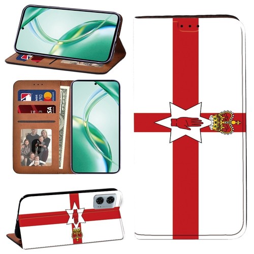 Fundas con soporte de cuero PU para Motorola Moto E14/Moto G05/G15/G75/E15 - Imagen 10 de 13