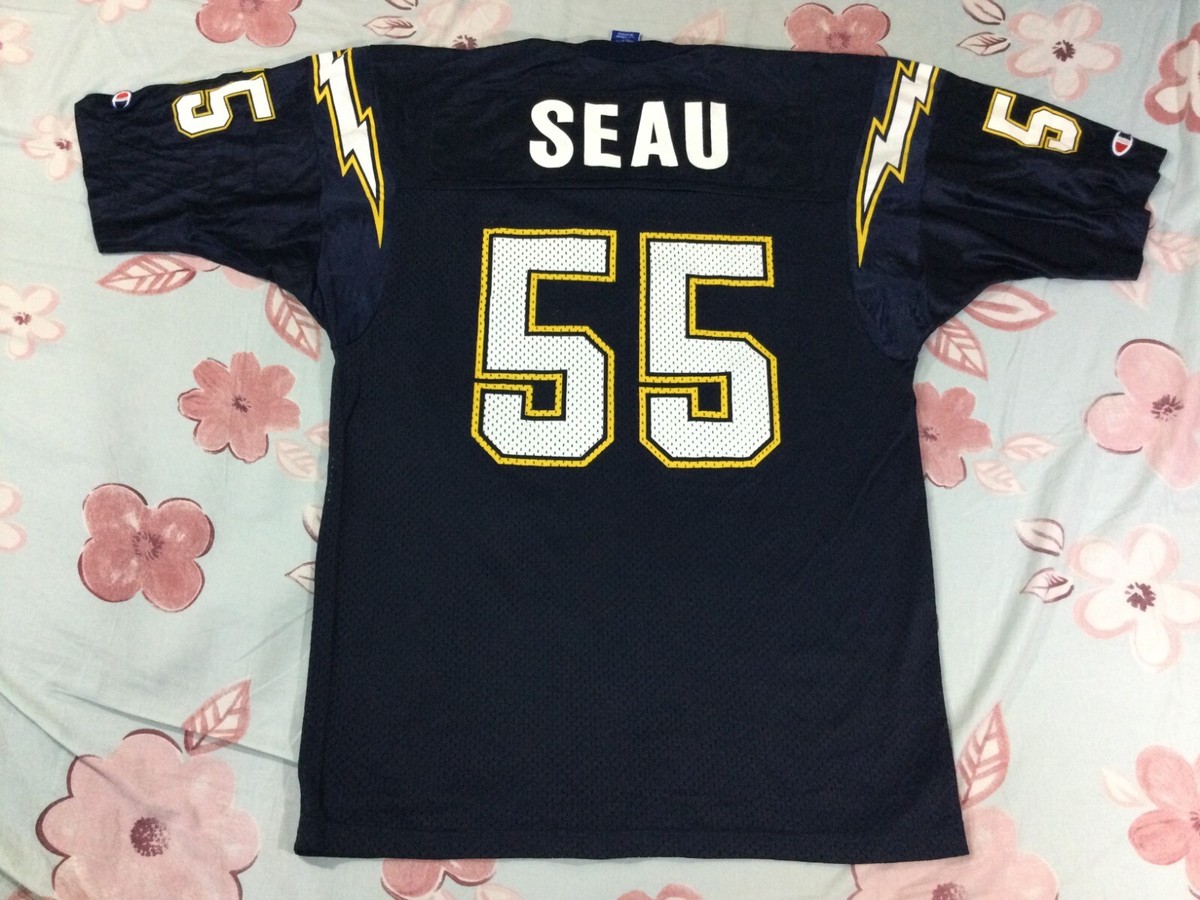 Vintage San Diego Chargers Football NFL Junior Seau #55 Champion