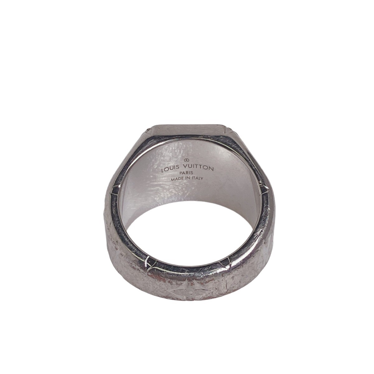 LOUIS VUITTON Monogram signet ring M62487 Ring Silver | eBay LOUIS VUITTON Monogram signet ring M62487 Ring Silver | eBay