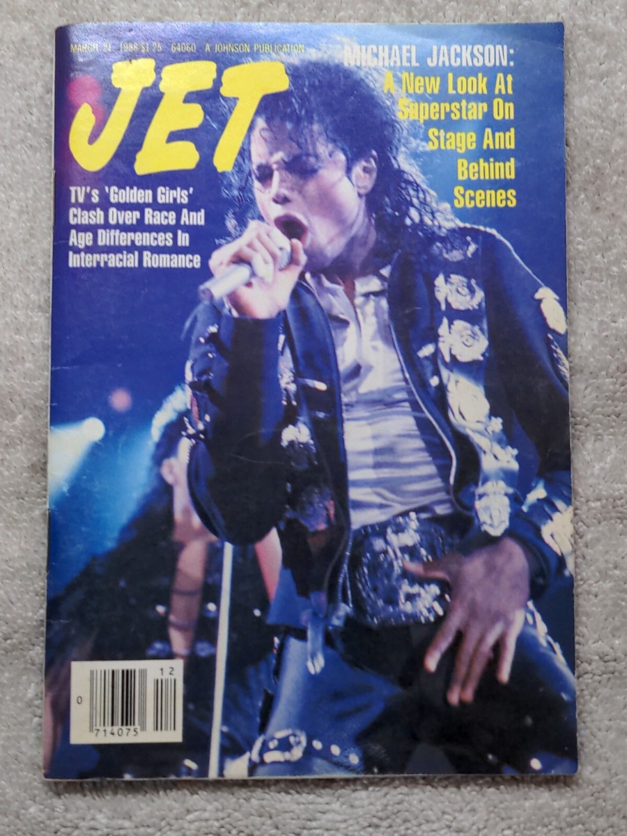 Jet Magazine March 21 1988 Michael Jackson Golden Girls Mike