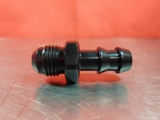 FRAGOLA 484106 BL BLACK ALUMINUM 3/8 HOSE BARB TO 6AN ADAPTER 484106-BL