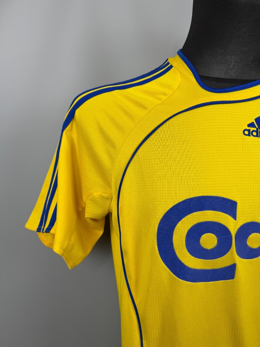 BRONDBY 2006 2008 HOME SHIRT FOOTBALL SOCCER ADIDAS 061027 MENS