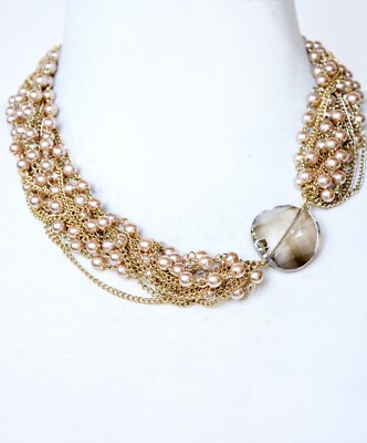 Statement necklace, Bib necklace, Wedding necklace, Beans necklace, Chokers