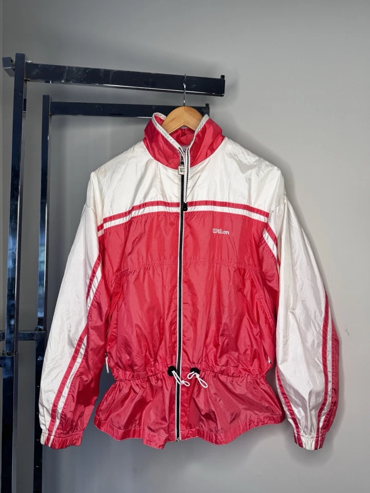 Cortavientos vintage Wilson para mujer talla L Foto 2 de 4