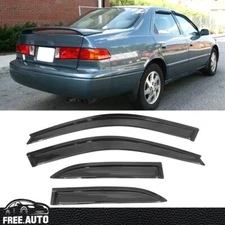 For 97-01 Toyota Camry Sedan Window Visor Vent Sun Rain Deflector Guard 4PCS Set