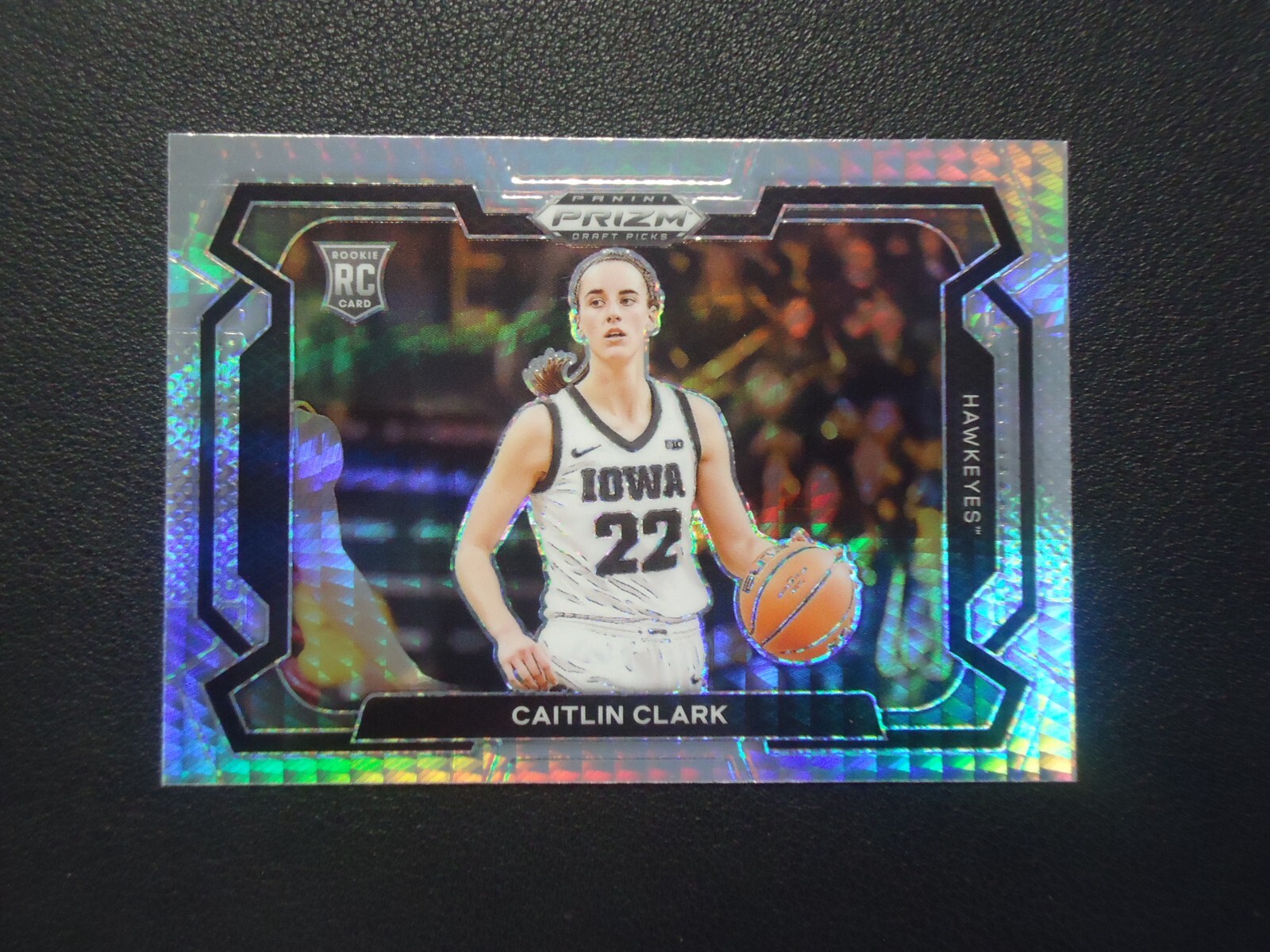 Caitlin Clark 2024 PANINI PRIZM DRAFT PHOTO VARIATION HYPER Card #57