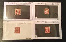 MIXED LOT 49 HIGH VALUE FRANCE STAMPS USED UNUSED 1854-1939 SCOTT’S 21 INCLUDED