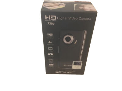 Emerson HD  Digital Camera 720p HD Video EVC1700-BK 5.0 Mega 4X Digital Zoom