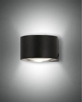 Fabas Luce Led AußEn-Wandleuchte Lao 70X120Mm 12W Warmweiß IP65 Schwarz