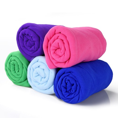 Large Microfiber GymTowel Bath Beach Camping Swimming Drying Washcloth Shower - Picture 3 of 9
