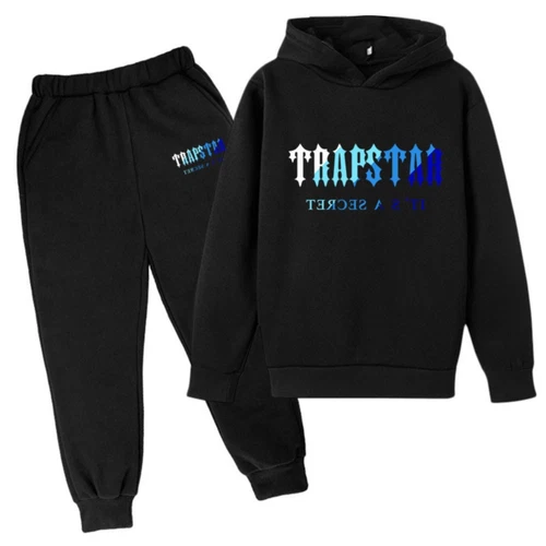 Niños Niños Chándales Dos Piezas Conjunto Suelto Sudadera con Capucha + Pantalones Correr Conjunto con Capucha NUEVO - Imagen 1 de 54