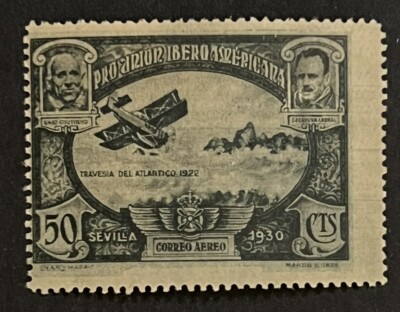 Lot De 4 Timbres Espagnols Vintage - Republica Espanola 5 Centimos - Années 1920 - Neufs