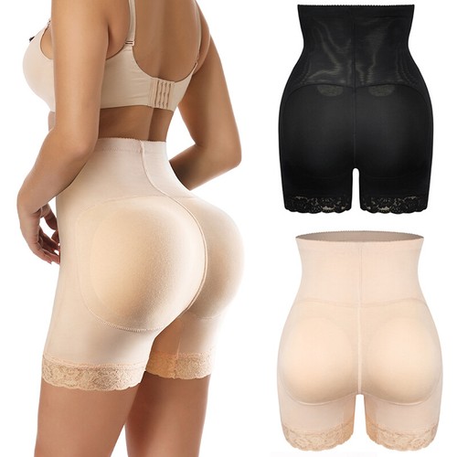 FAKE ASS Women Butt Lifter Hip Enhancer Booty Padded Underwear Pants Body Shaper