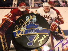 St. Louis BLUES Bernie FEDERKO #24 SIGNED 
